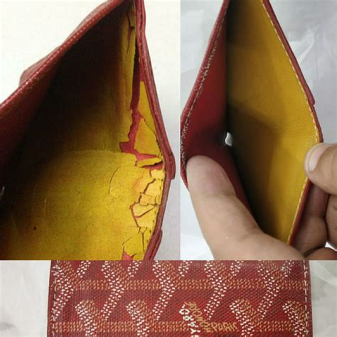 goyard wallet repair